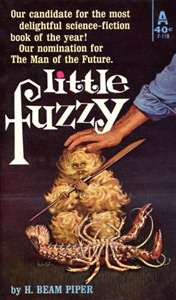 Cover of the 1962 Avon first edition of LITTLE FUZZY