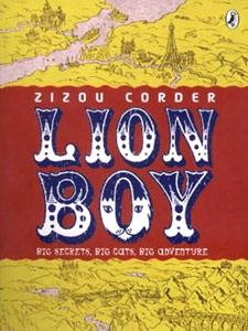 Cover of the UK hardcover edition of LIONBOY