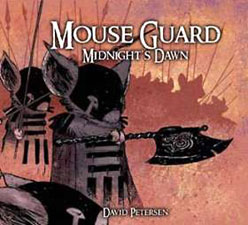 Cover of MOUSE GUARD #5, "Midnight's Dawn"