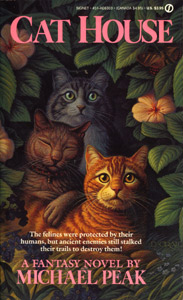 Cover of CAT HOUSE, by Michael Peak